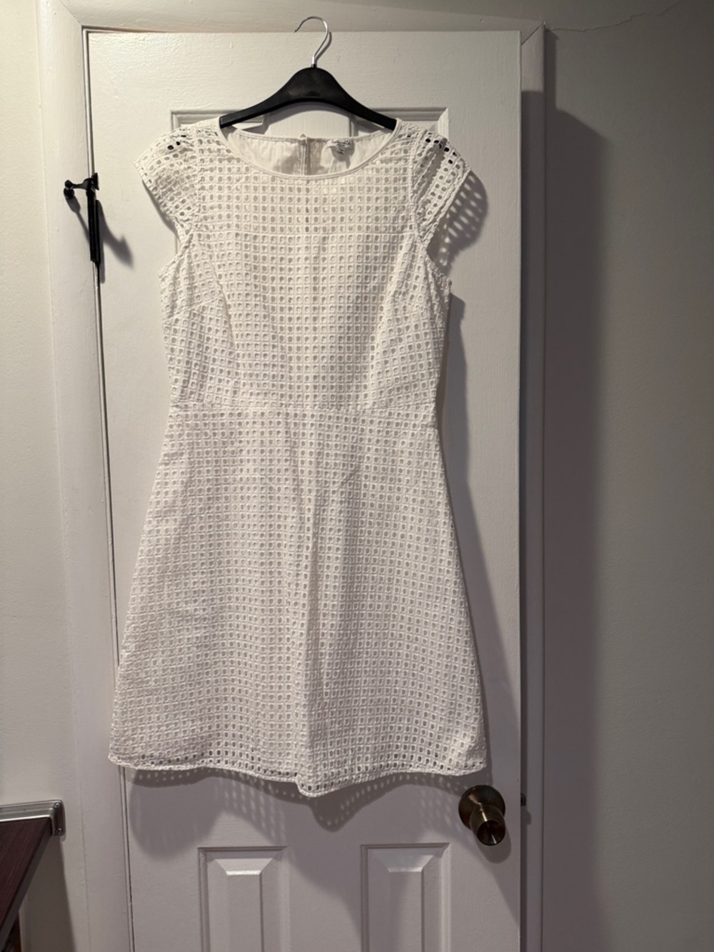 Splendid White Eyelet A-Line Mini Dress